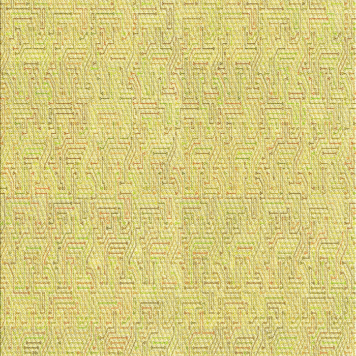 Machine Washable Transitional Yellow Rug, wshpat828yw