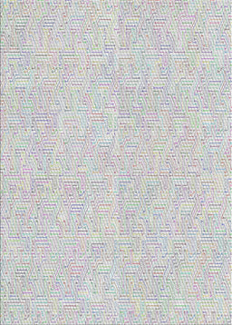 Patterned Green Novelty Rug, pat828