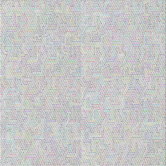 Square Patterned Green Novelty Rug, pat828