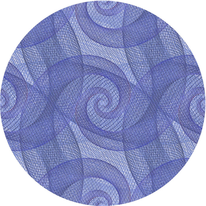 Square Patterned Sky Blue Rug, pat829blu