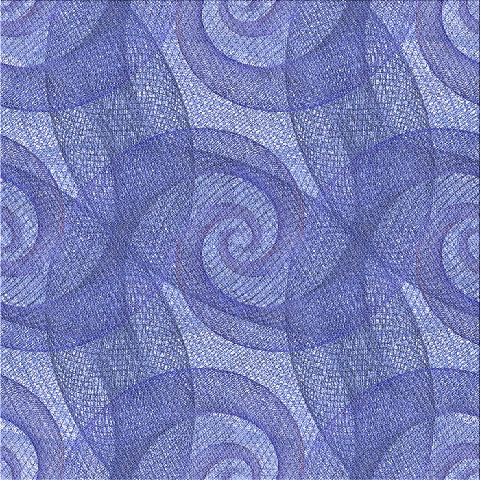 Round Patterned Sky Blue Rug, pat829blu