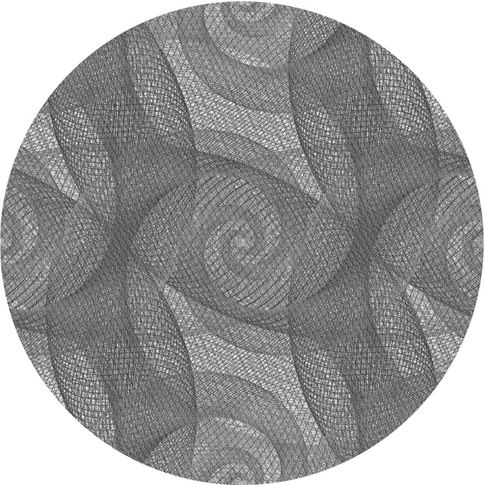 Square Machine Washable Transitional Carbon Gray Rug in a Living Room, wshpat829gry