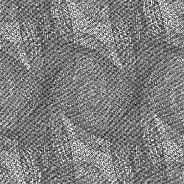 Patterned Carbon Gray Rug, pat829gry