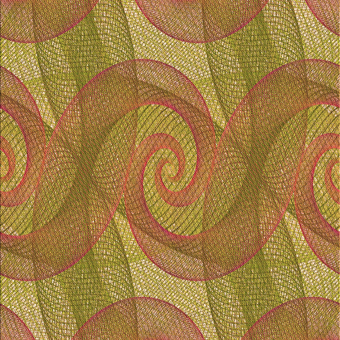 Patterned Mahogany Brown Rug, pat829org