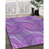 Patterned Purple Rug, pat829pur