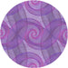 Square Machine Washable Transitional Purple Rug in a Living Room, wshpat829pur