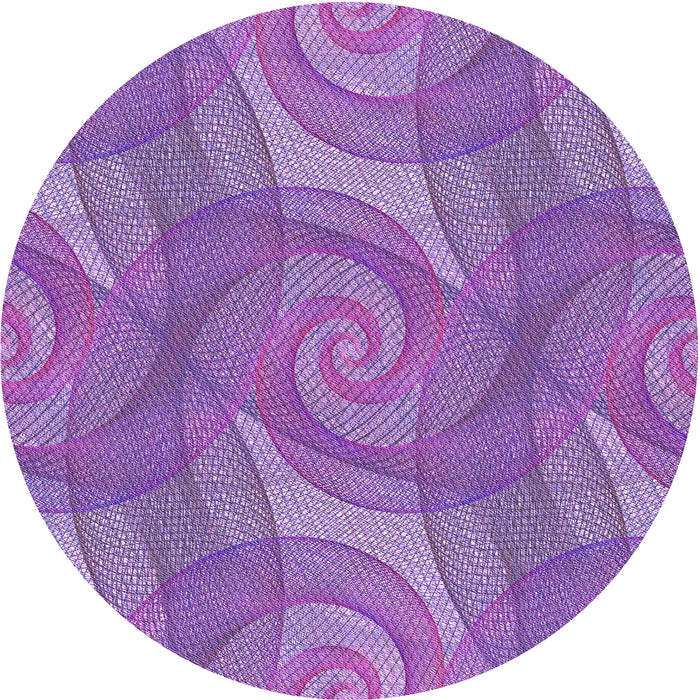 Square Patterned Purple Rug, pat829pur