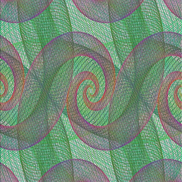 Patterned Gray Modern Rug, pat829