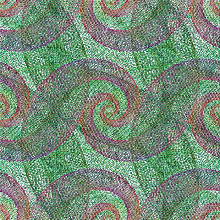 Square Patterned Gray Modern Rug, pat829