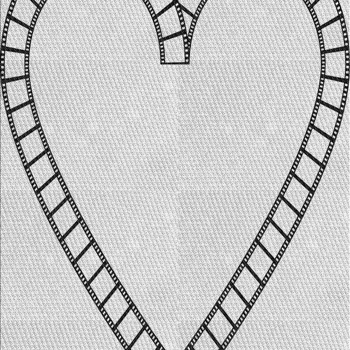 Patterned Off-White Novelty Rug, pat82