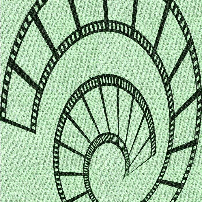 Machine Washable Transitional Mint Green Rug, wshpat83grn