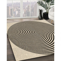 Patterned Milk Chocolate Brown Rug, pat830brn