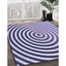 Machine Washable Transitional Purple Rug in a Family Room, wshpat831blu