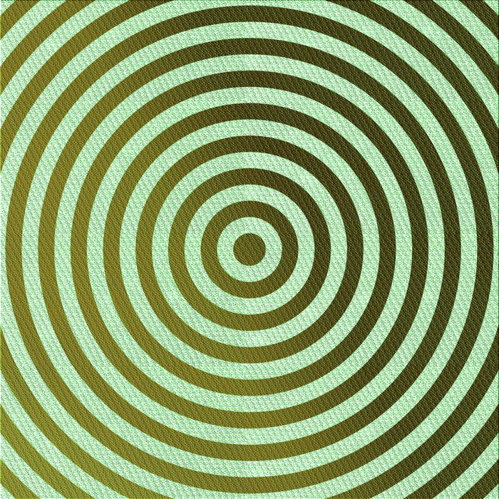 Square Patterned Oak Brown Rug, pat831grn