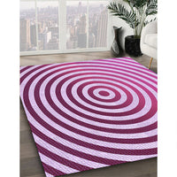 Patterned Blossom Pink Rug, pat831pur