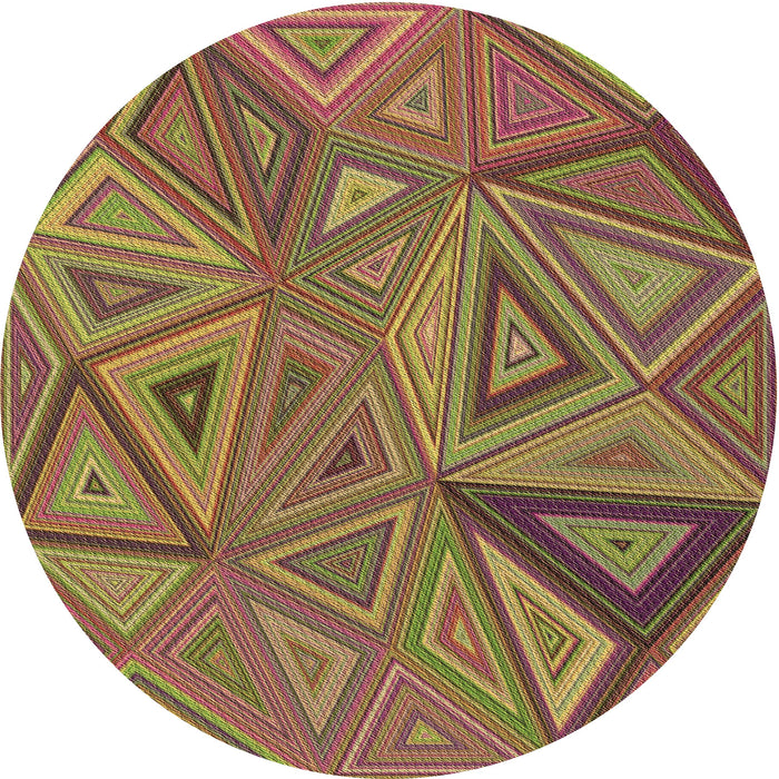 Square Patterned Brown Red Rug, pat832brn