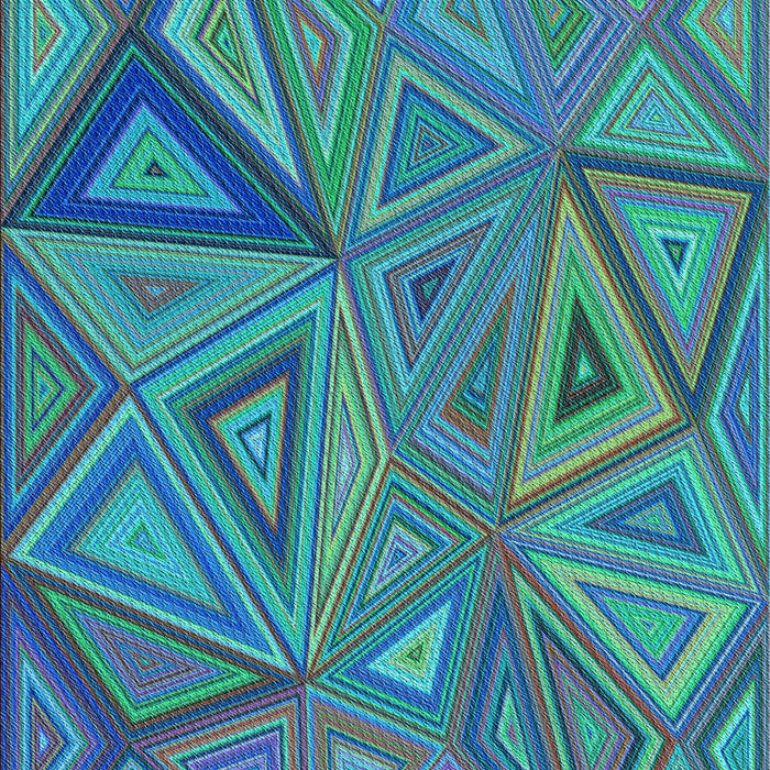 Patterned Dark Turquoise Green Rug, pat832lblu