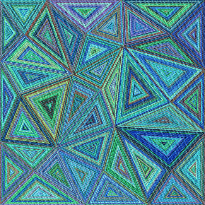 Round Patterned Dark Turquoise Green Rug, pat832lblu