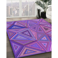 Patterned Purple Rug, pat832pur