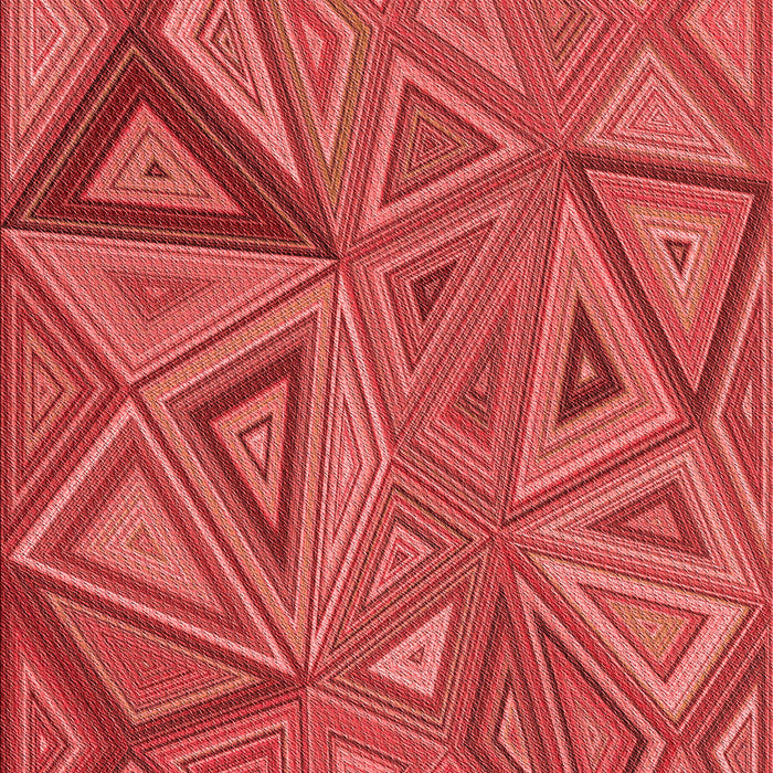 Patterned Red Rug, pat832rd
