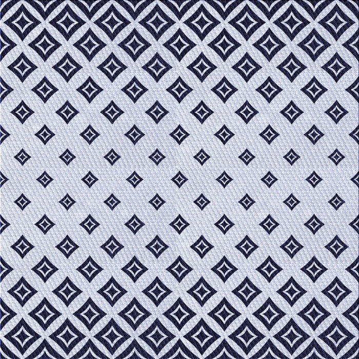 Round Patterned Lavender Blue Rug, pat833blu