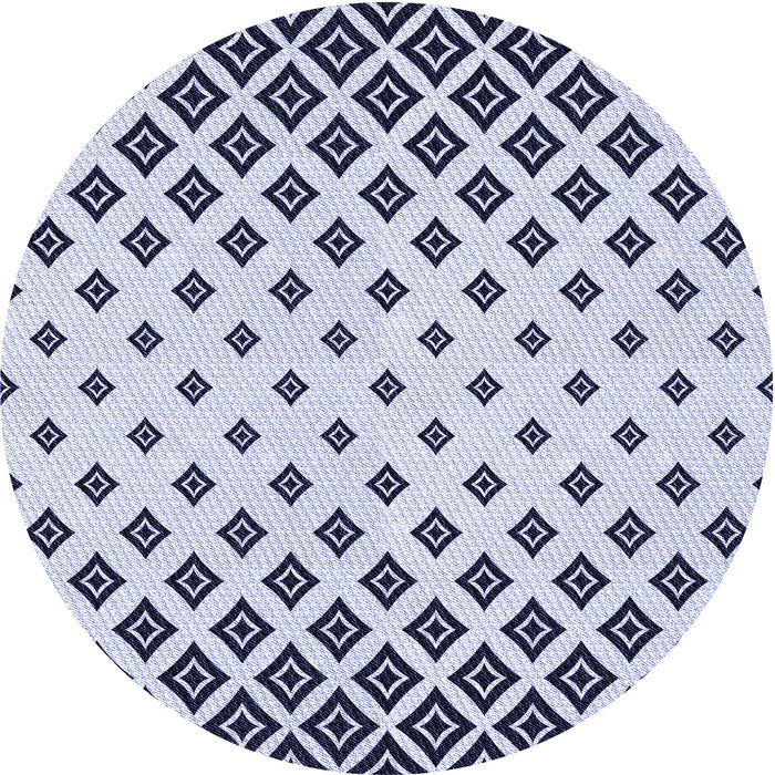 Square Patterned Lavender Blue Rug, pat833blu