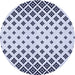 Square Patterned Lavender Blue Rug, pat833blu