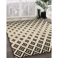 Patterned Coffee Brown Rug, pat833brn