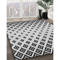 Patterned Platinum Gray Rug, pat833gry