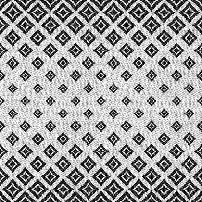 Round Patterned Platinum Gray Rug, pat833gry