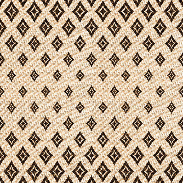 Patterned Saddle Brown Rug, pat833org
