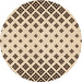 Square Machine Washable Transitional Saddle Brown Rug in a Living Room, wshpat833org