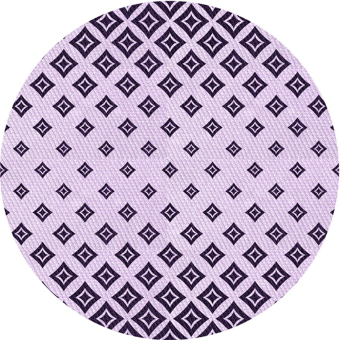 Square Machine Washable Transitional Purple Rug in a Living Room, wshpat833pur