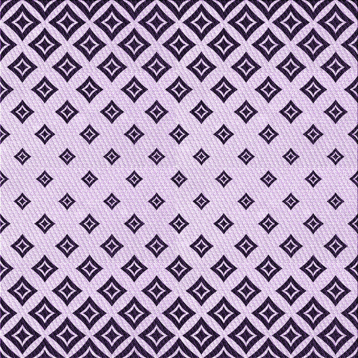 Round Patterned Purple Rug, pat833pur