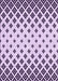 Machine Washable Transitional Purple Rug, wshpat833pur