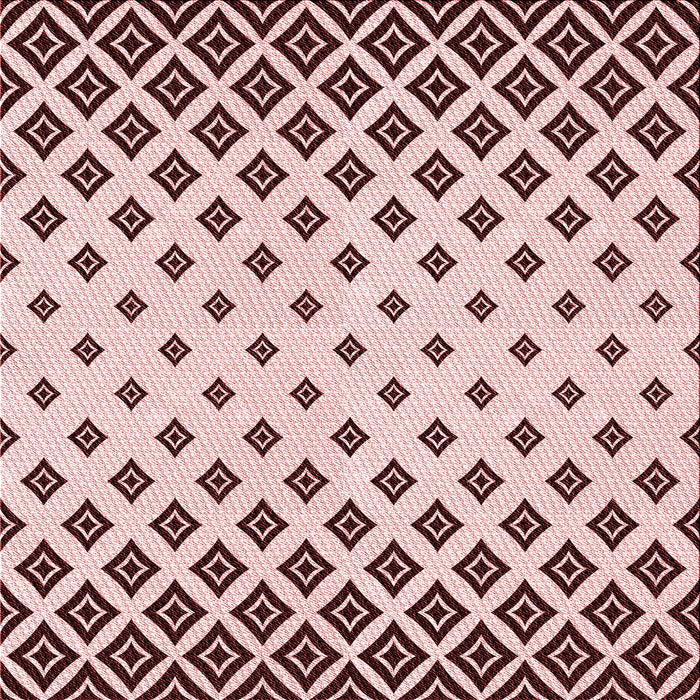 Round Patterned Light Rose Pink Rug, pat833rd