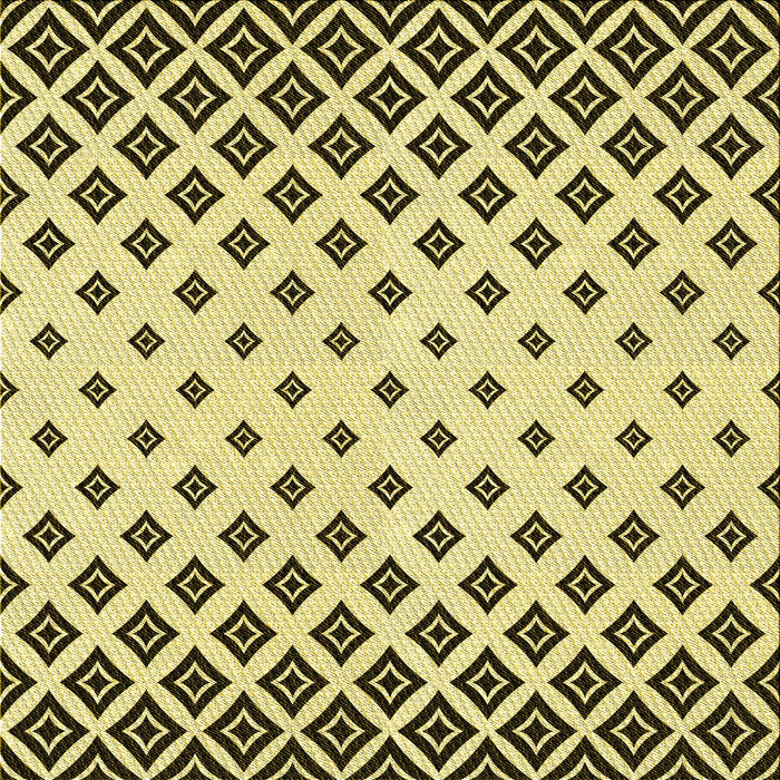 Round Patterned Oak Brown Rug, pat833yw