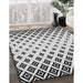 Machine Washable Transitional White Smoke Rug in a Family Room, wshpat833