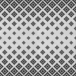 Sideview of Machine Washable Transitional White Smoke Rug, wshpat833