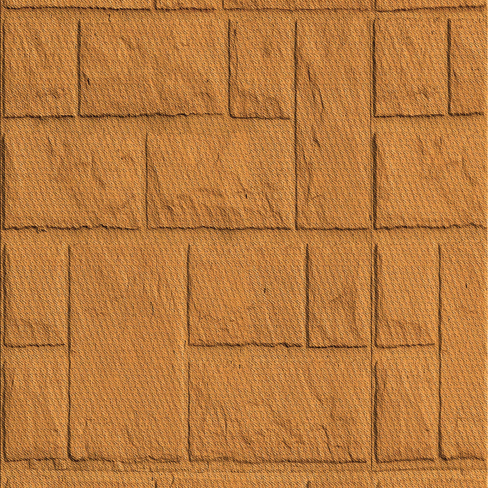 Patterned Dark Orange Rug, pat834org