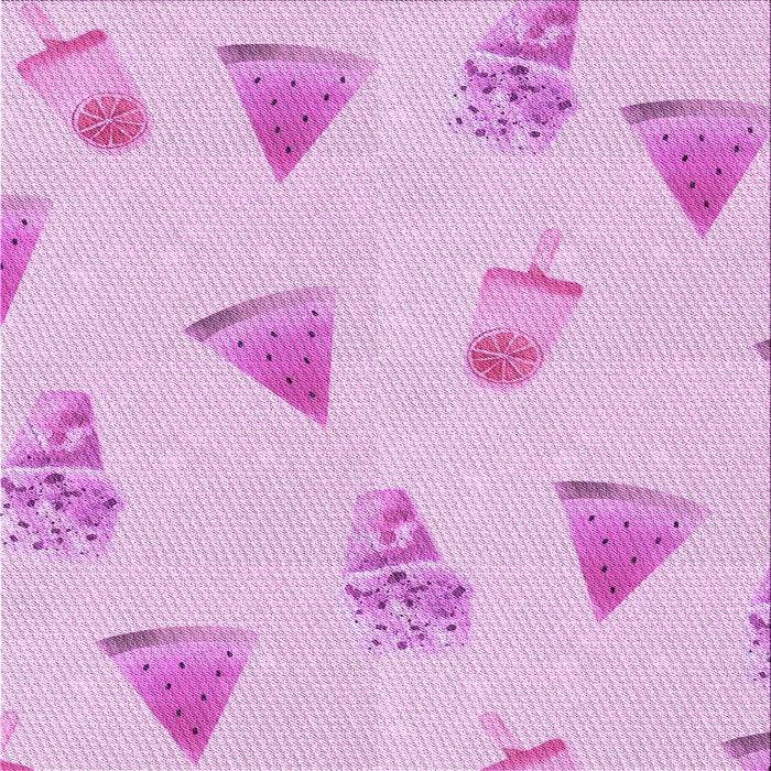 Round Patterned Violet Purple Rug, pat835pur