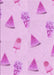 Machine Washable Transitional Violet Purple Rug, wshpat835pur