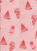 Patterned Light Red Pink Rug, pat835rd