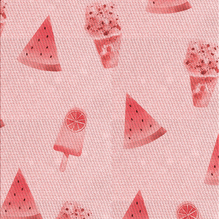 Patterned Light Red Pink Rug, pat835rd