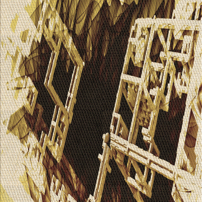 Patterned Bakers Brown Rug, pat836brn