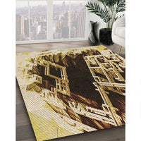 Patterned Bakers Brown Rug, pat836brn