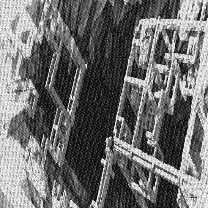 Patterned Cloud Gray Rug, pat836gry