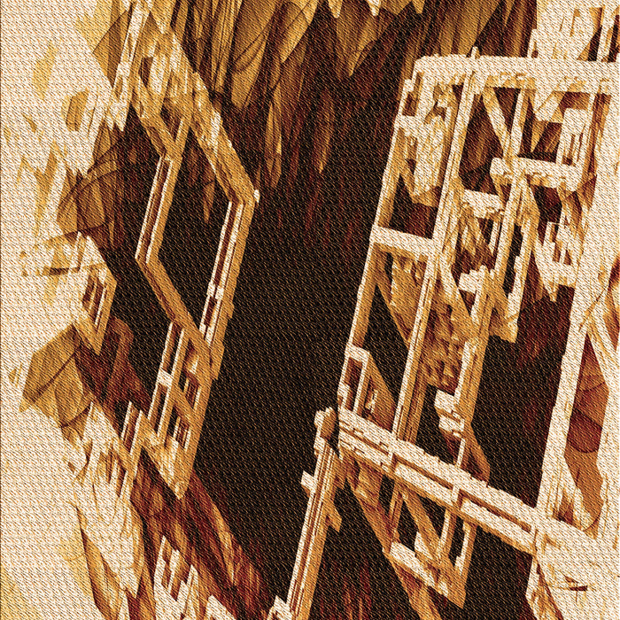 Patterned Yellow Rug, pat836org