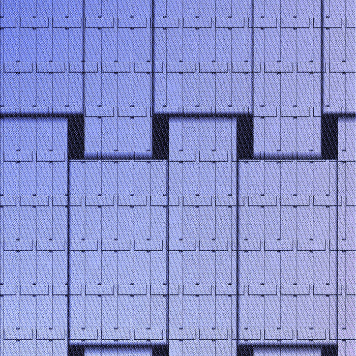 Patterned Jeans Blue Rug, pat837blu