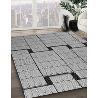 Patterned Cloud Gray Rug, pat837gry